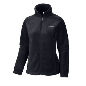 Women’s black Columbia fleece jacket